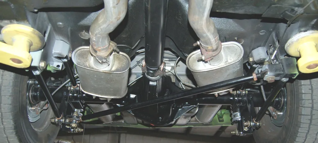 CFS-RS-5470 - 4-Link Mopar E-Body Triangulated - Rear Full VIew.webp