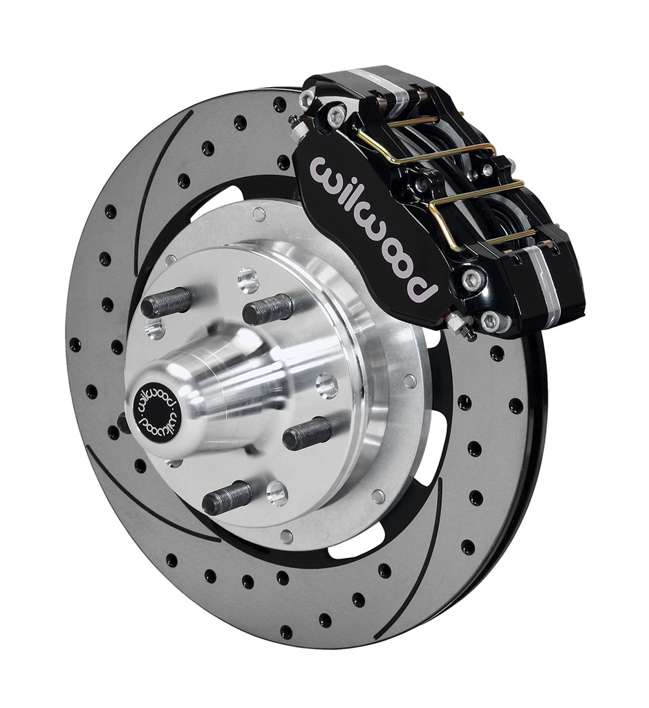 Dynapro Dust-Boot Big Brake Front Brake Kit - 1965-1969 Mustang (Black)