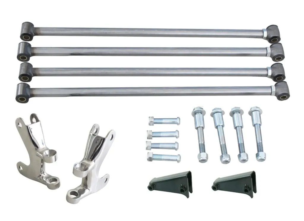 [C25001S] 1928-31 Ford Model A Four-Bar Front Suspension Kit - Polished Stainless