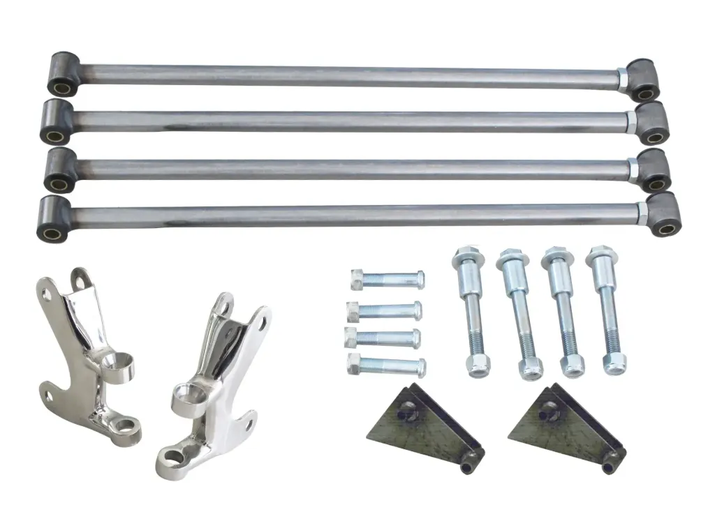 [C25002S] 1932-34 Ford Four-Bar Front Suspension Kit - Stainless Polished