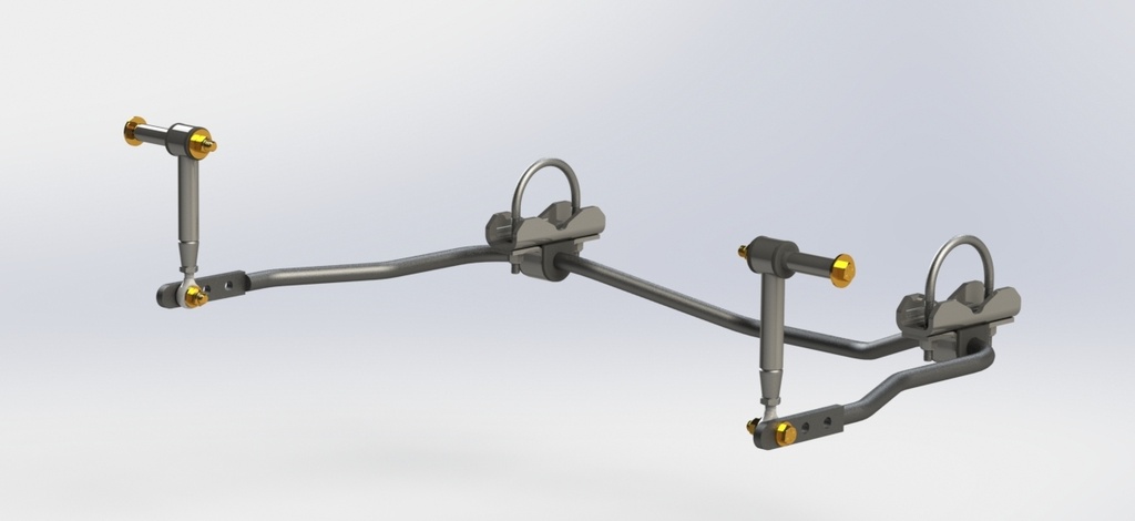 [CFS-ACC-1875] 1968-70 AMC AMX / AMC Rear Sway Bar Kit, Parallel 4-Link