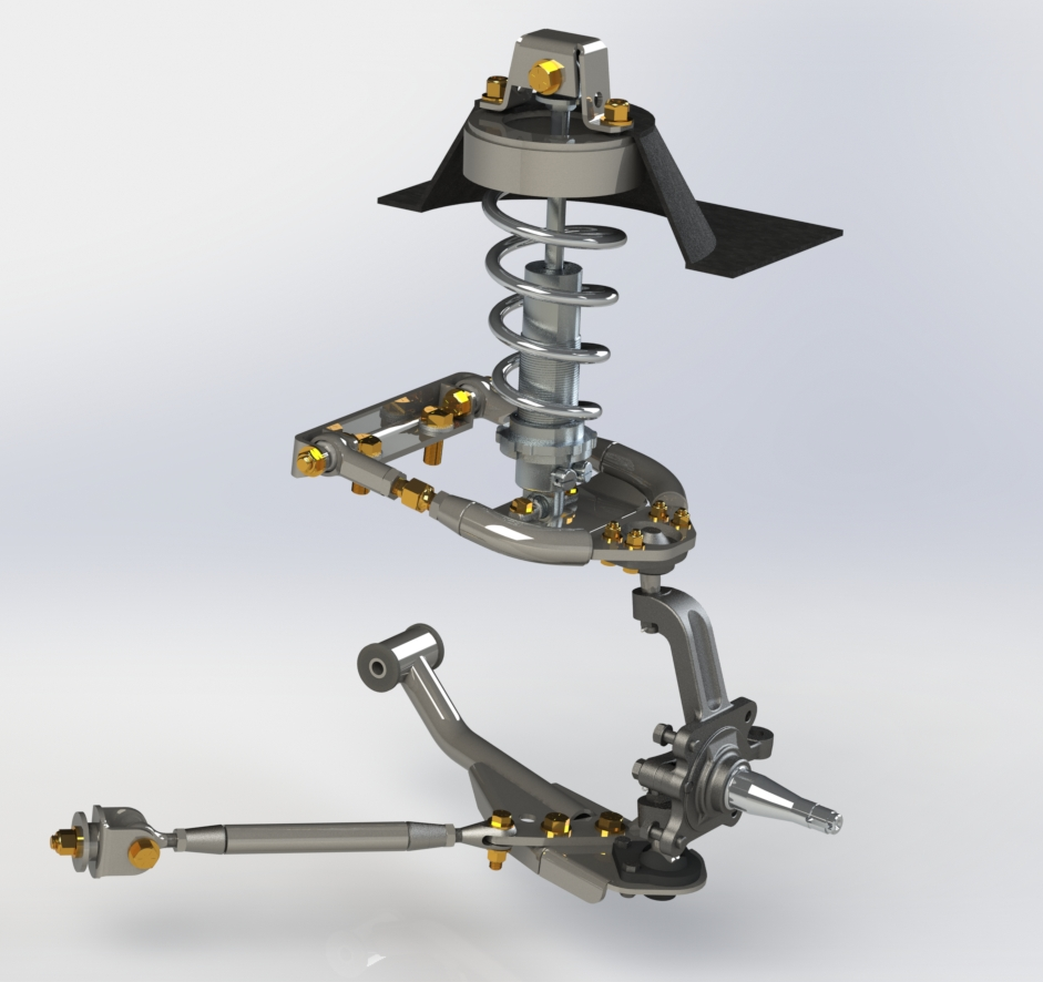 [CFS-CO-2400] 1962-65 Ford Fairlane / Ford / Mercury Front Coilover Conversion Kit, Small Block