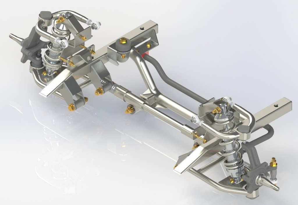 [CFS-IFS-5721] 1966-72 Dodge Charger / MOPAR B-Body Independent Front Suspension System, Power Steering, Mopar Big Block