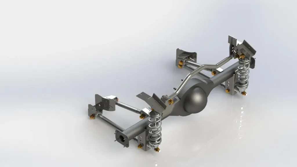 1971-72 Dodge Demon - Duster / 4-Link MOPAR A-Body Parallel Coilover Rear Suspension System