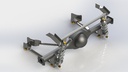 1967-76 Dodge Dart / 4-Link MOPAR A-Body Triangulated Coilover Rear Suspension System