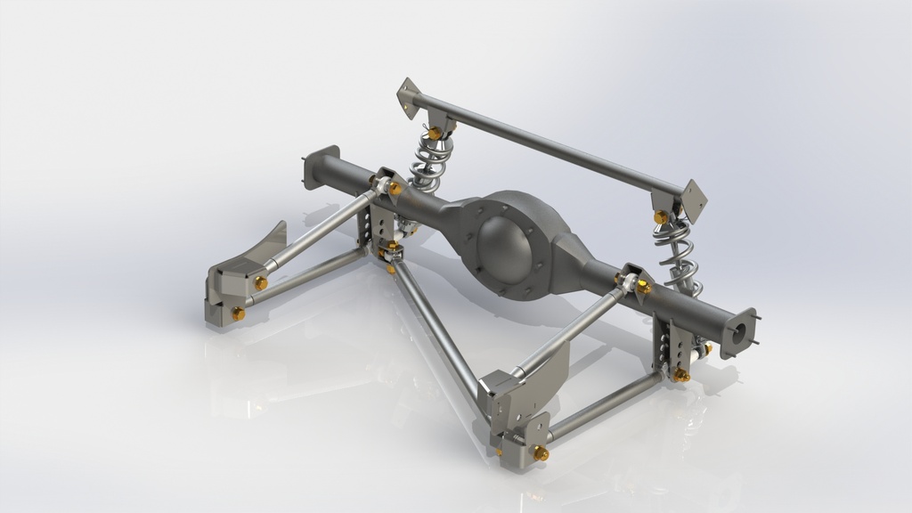 [CFS-RS-5450] 1966-70 Dodge Charger / 4-Link MOPAR B-Body Parallel Coilover Rear Suspension System