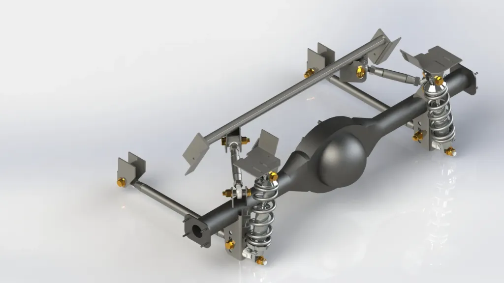 1970-74 MOPAR E-Body 4-Link Triangulated Coilover Independent Rear Suspension System