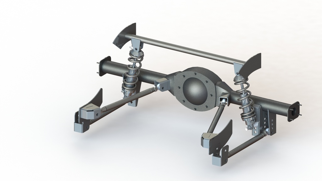 [CFS-RS-5540] 1971-74 Dodge Charger / 4-Link MOPAR B-Body Triangulated Coilover Rear Suspension System