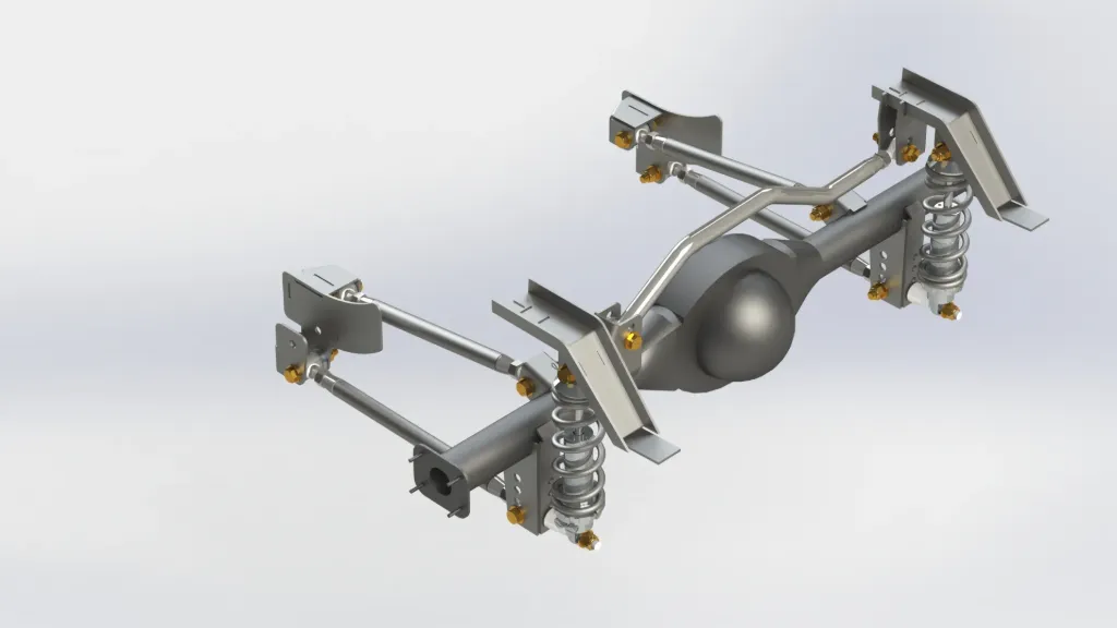 1962-64 Dodge 330 / 4-Link MOPAR B-Body Parallel Coilover Rear Suspension System