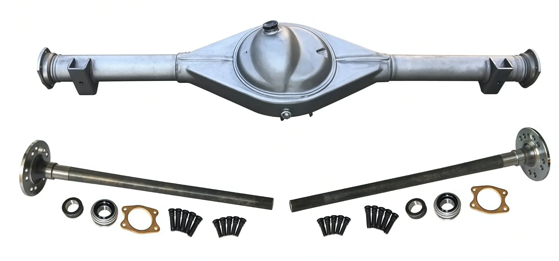 1959-1964 Chevrolet B-Body Notch Back 57 Inch - Crate Differential Housing & Axle Kit - Choose Your Width, Third Member, Spline, Gear Ratio