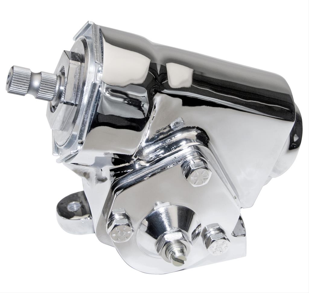[FR1541C] Steering Box: T-Bucket Chrome  (Reversed)