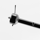 Roadster Column: Custom Column with Dish BLK (Non.Returnable)