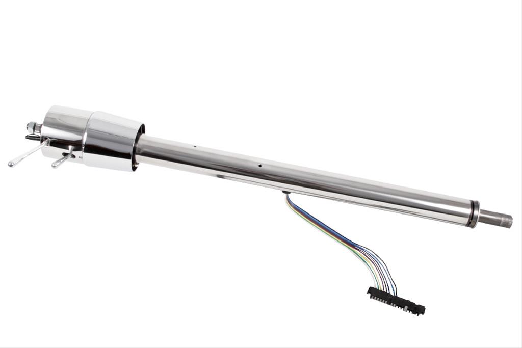 [FR20005.57SS] Floorshift Tilt Column: 2 in dia; 1957 Chevy Stainless Steel