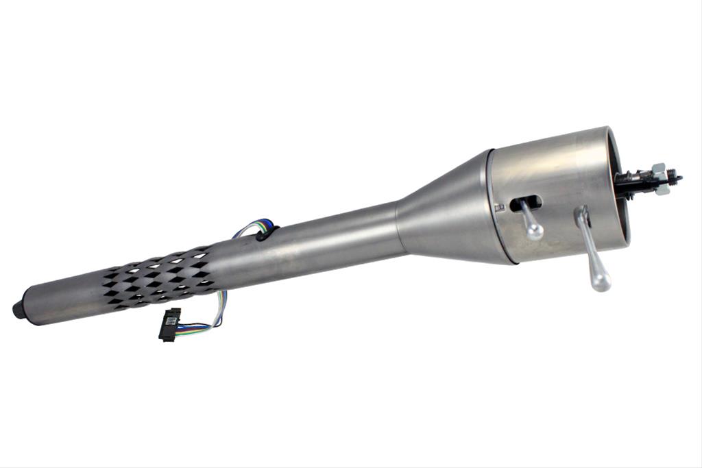 [FR20005LC] Collapsible/Laser Cut Floorshift Tilt Column: 2 in dia; 30" length Mill finish