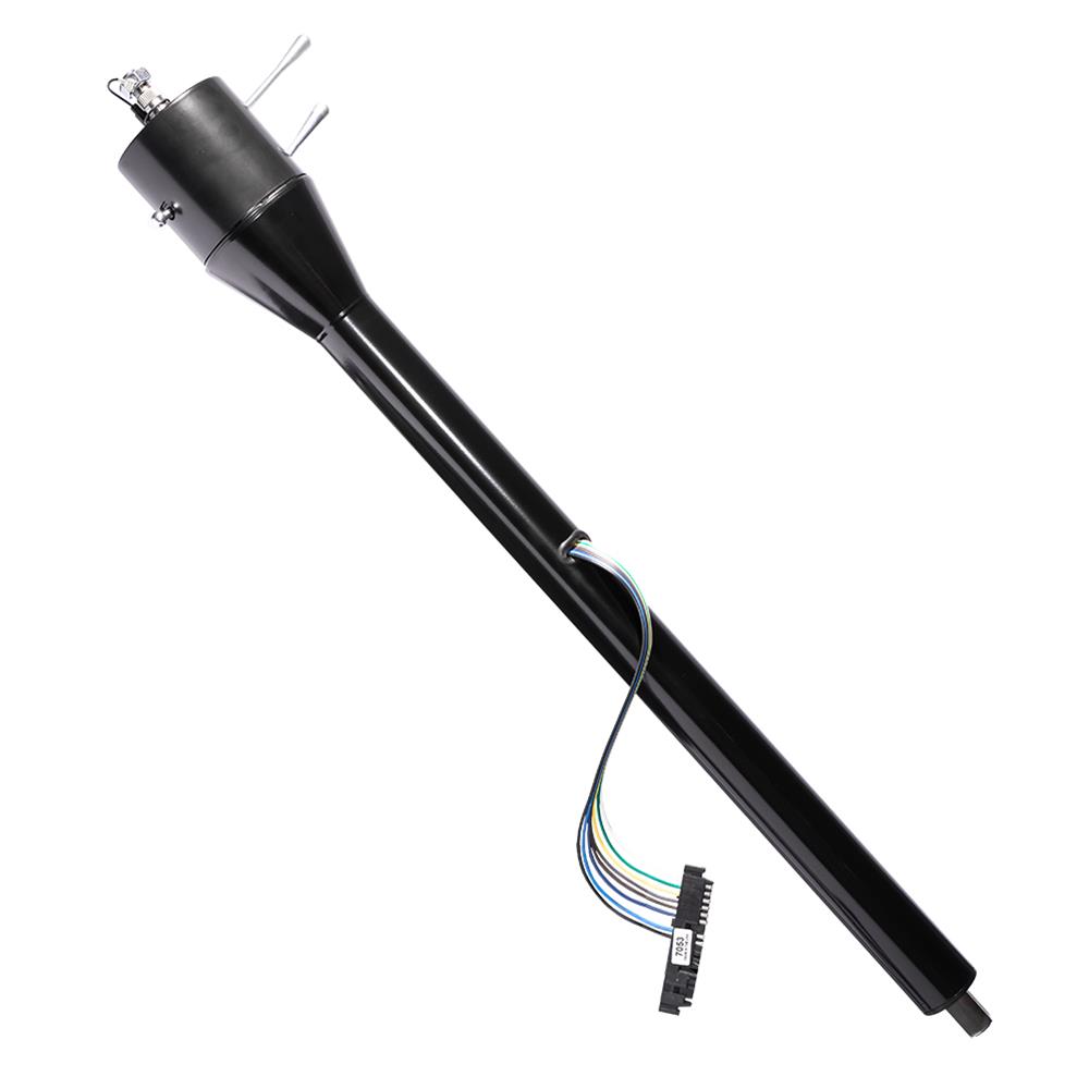 [FR20007.36BK] Floorshift Tilt Column: 2 in dia; 35" 3/4.36" Spline Paintable BLK Finish