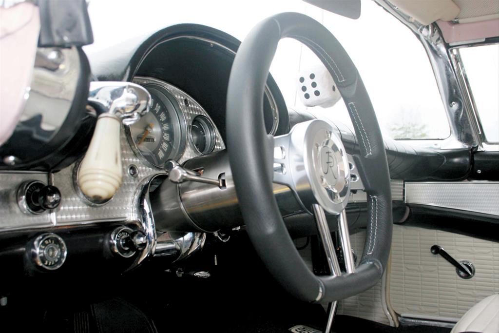 [FR20008] Floorshift Tilt Column: Thunderbird 1955 Mill Finish
