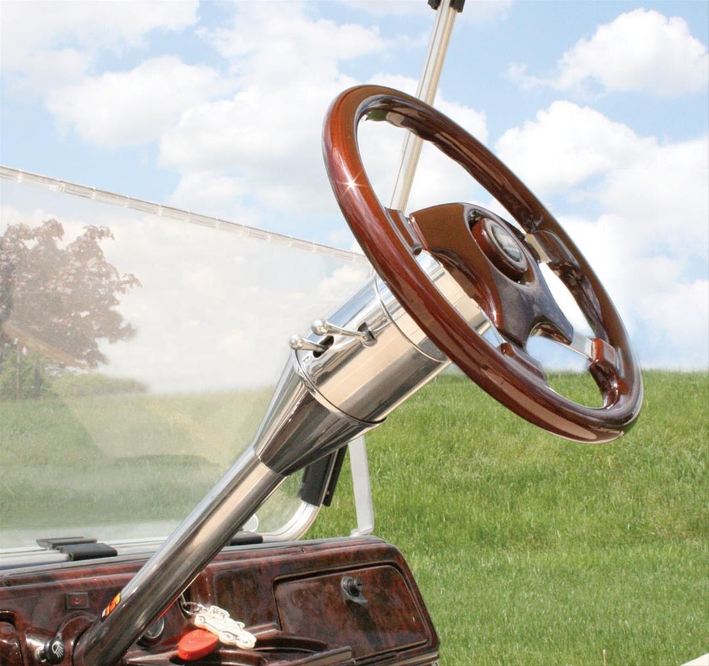 [FR20011GOSS] Tilt Column: EZ GO 4 bolt mounting 2001.2005 Polished Stainless