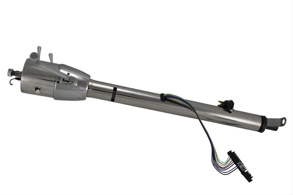 [FR20023SS] Columnshift Tri-5: 1955-1956 Chevy w/neutral Switch Polished Finish