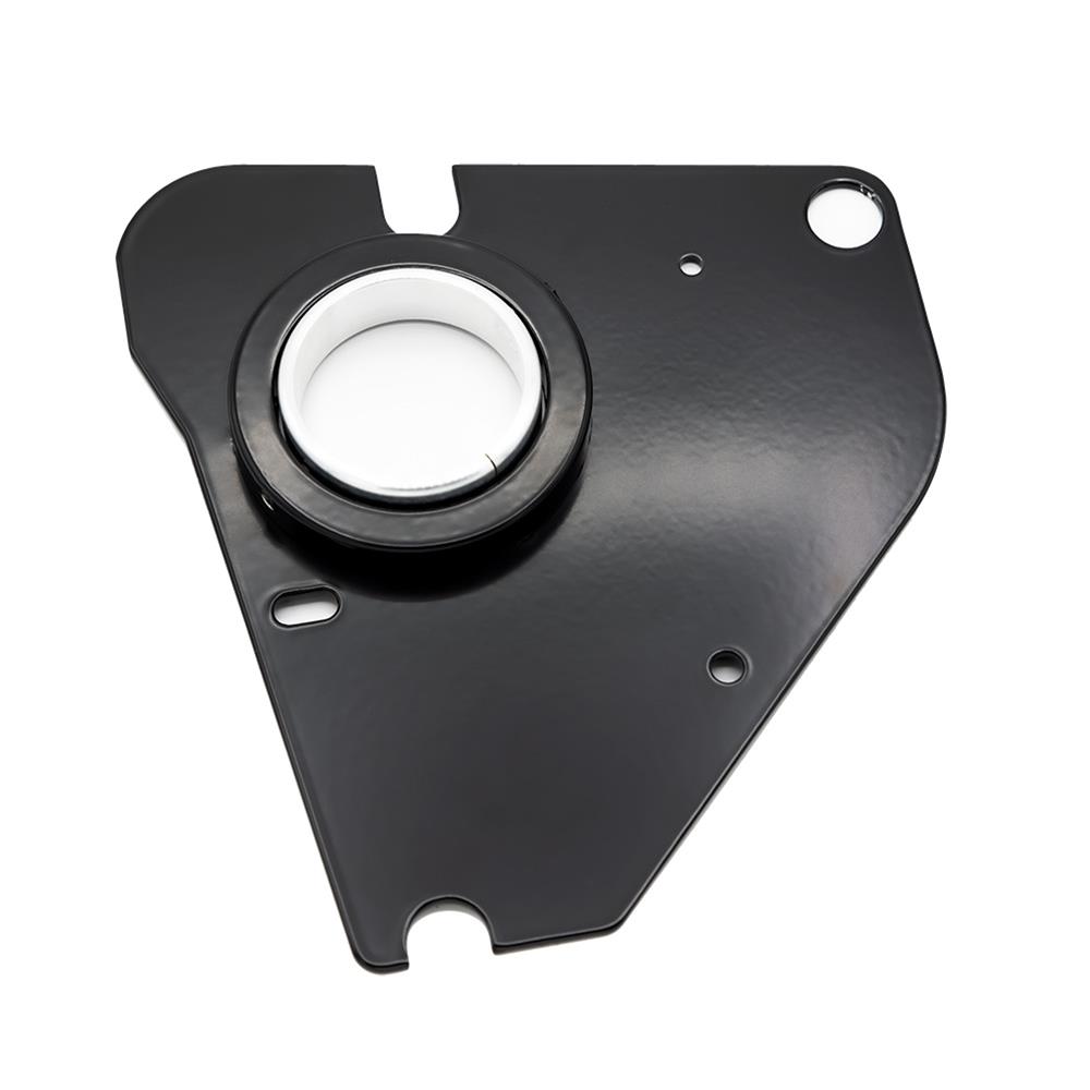 [FR20101ABBK] Floor Mount: Chevelle Swivel 1968-1972 Satin Finish Alum. Cover BLK