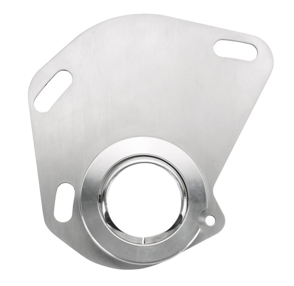 [FR20101CA3] Floor Mount: Camaro Swivel 1982-92 Satin Finish Alum. Cover