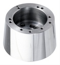 Steering Wheel Adapter: Pol. Tapered 5&6 bolt Combination for GM column Polished