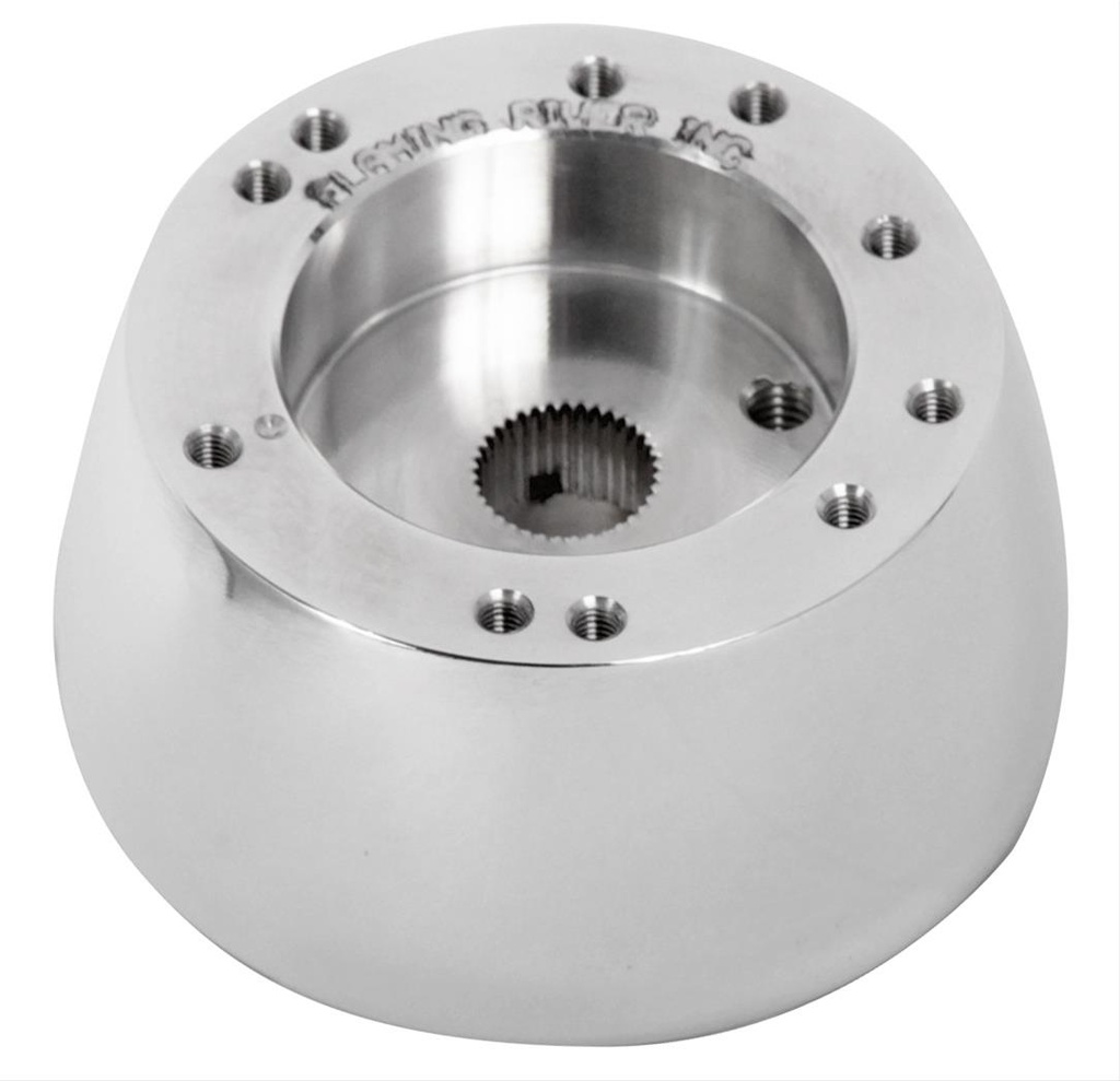 [FR20119RA] Steering Wheel Adapter: Roadster Bell Style 5/6 Bolt Adapter Polished