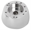 Steering Wheel Adapter: Roadster Bell Style 5/6 Bolt Adapter Polished