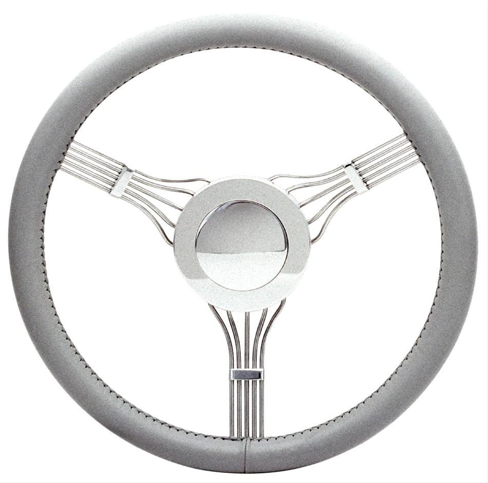[FR20128BJLG] Steering Wheel: Banjo Steering Wheel Light Gray Horn Included