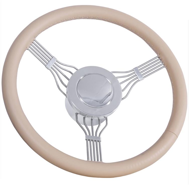 [FR20128BJTN] Steering Wheel: Banjo Steering Wheel Tan Horn Included