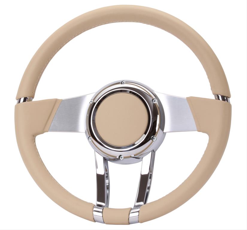 [FR20150LT] Steering Wheel: Waterfall 13.8" Light Tan Leather