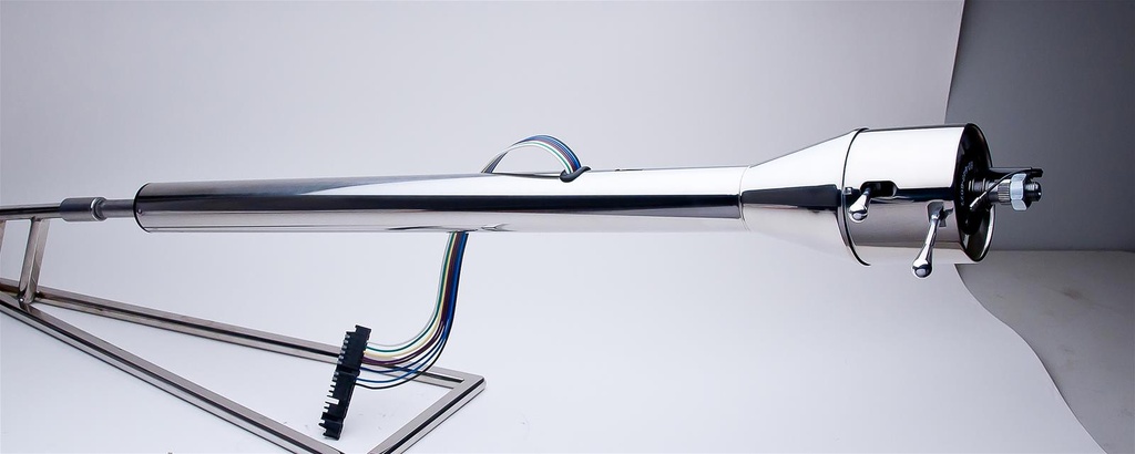 [FR21013BK] Direct Fit Floorshift Tilt Column: 61-62 Impala Black Powdercoat