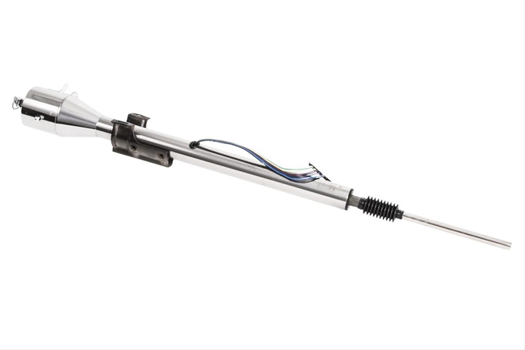 [FR21025MSS] Direct Tilt Column for Mopar 65-69 w/ manual box  Pol Stainless (incl clamp, wiring  con, ujoint)