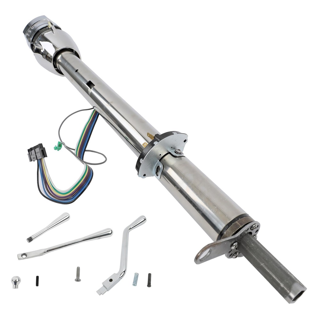 [FR21032SS] Columnshift Tilt: 1967-1972 Chev Truck C10 Direct Fit GS w/ 3/4-36" DD NSS Locating Tab Polished Stainless