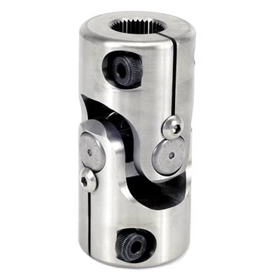 [FR2714] Stainless Steel Pinch Bolt U-Joint: 3/4-36 x 1"DD SS Finish