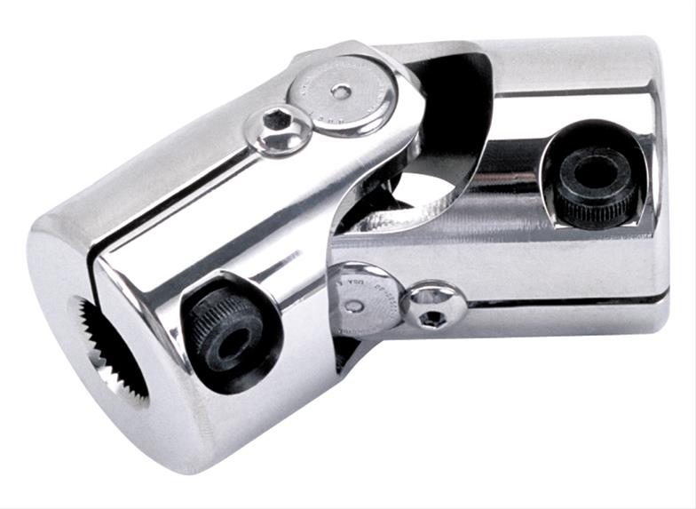 [FR2716DDPL] Stainless Steel Pinch Bolt U-Joint: 3/4" DD x 3/4" DD Polished Finish
