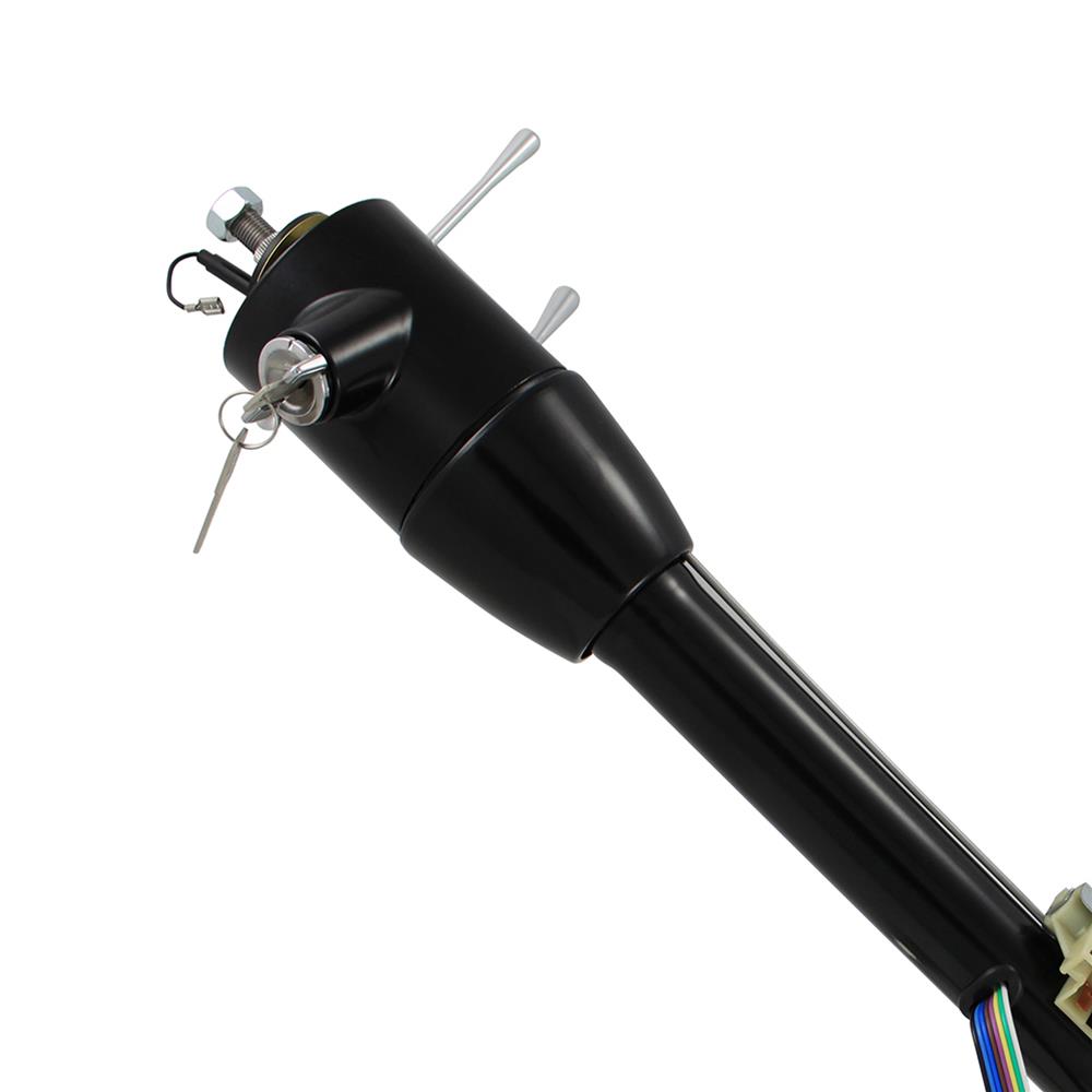 [FR30005BK.LC] Corvette Key Floorshift Tilt Column: 1969.1982 Black Collapse