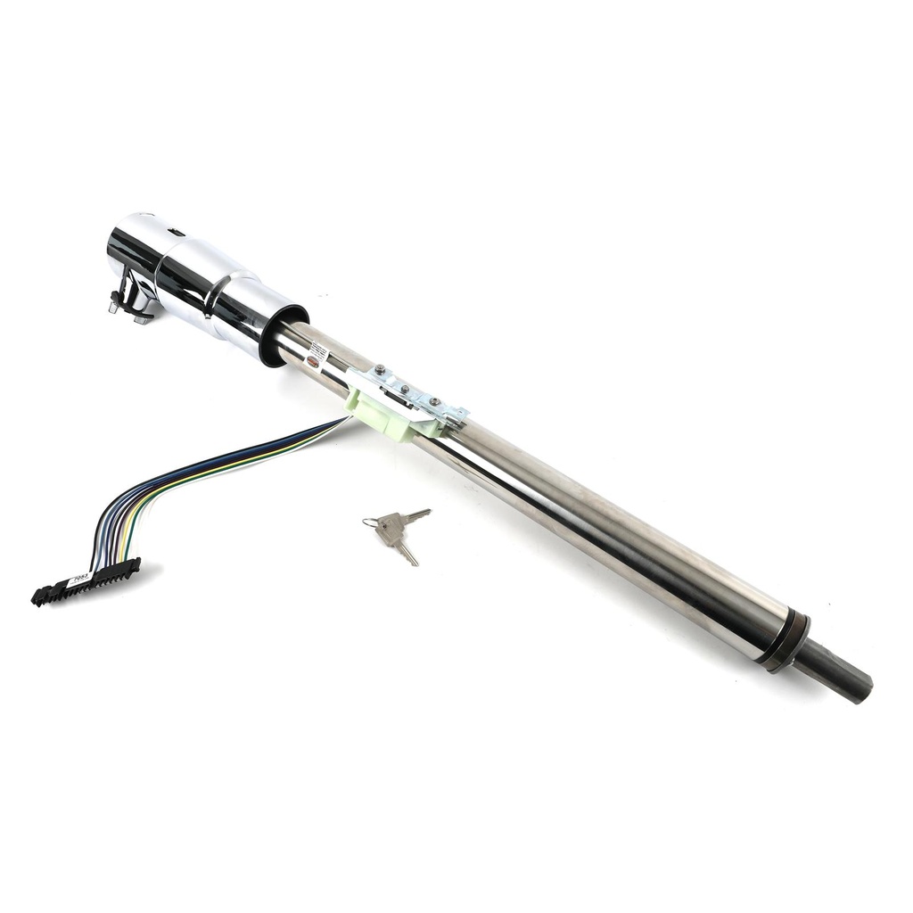 [FR30006SS] Direct Fit GM Key Floorshift Tilt Column C10 73-87: Polished, with Key 1 DD