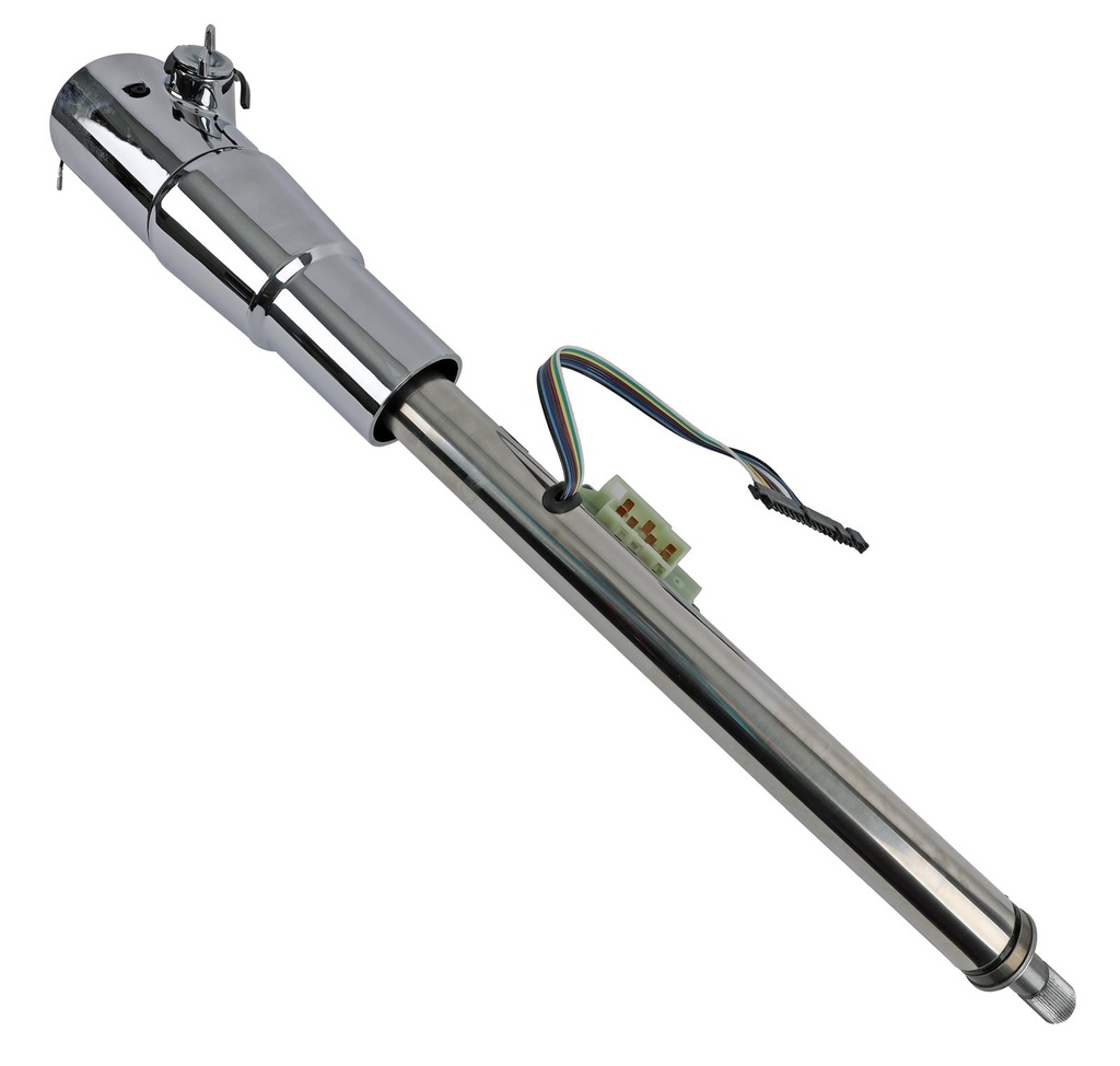 [FR30009SS] Muscle Car Floorshift Tilt Key Column: 1"-48, 33" length, Polished Stainless