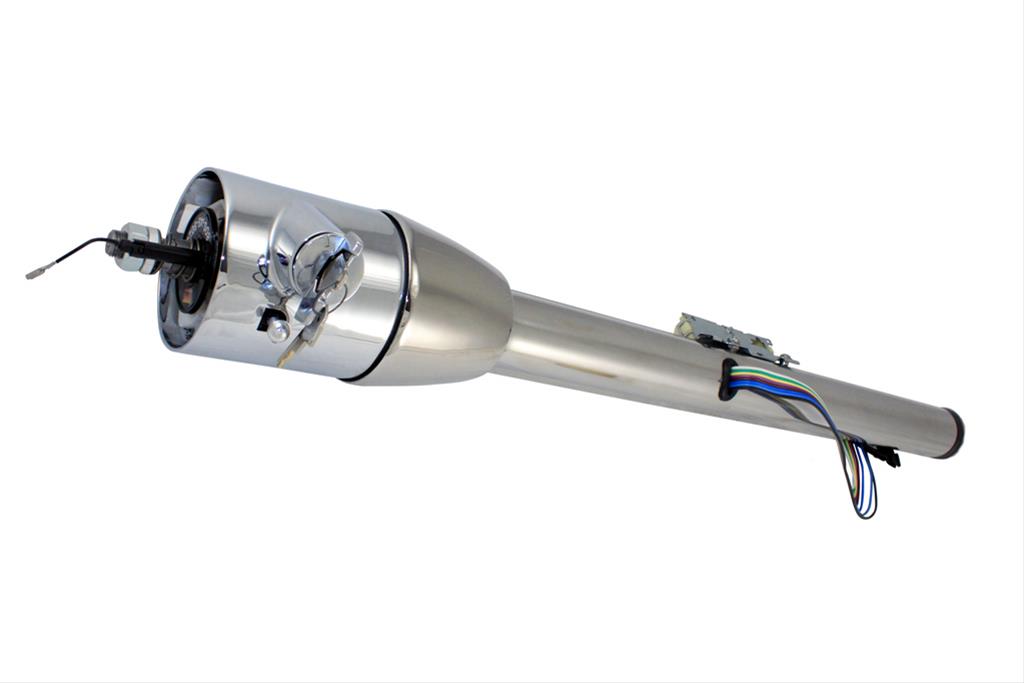 [FR30012CSS] Steering Mopar Key Tilt Column: 1970-78 Mopar Key Tilt Column B-Body MF w/o Slip Shaft and U-Joint Polished Stainless