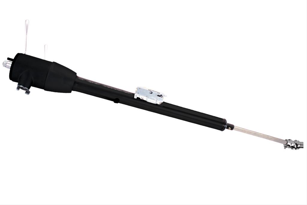 [FR30012CMBK] Steering Mopar Key Tilt Column: 1970-78 Mopar Tilt Key Column Manual MF B-Body Black Powdercoat