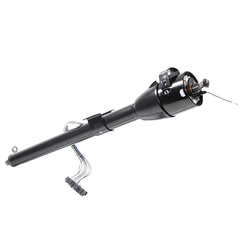 [FR30017FBK] Columnshift: 1966-71 Bronco Mill Black Powdercoat Column only  Ford SW spline