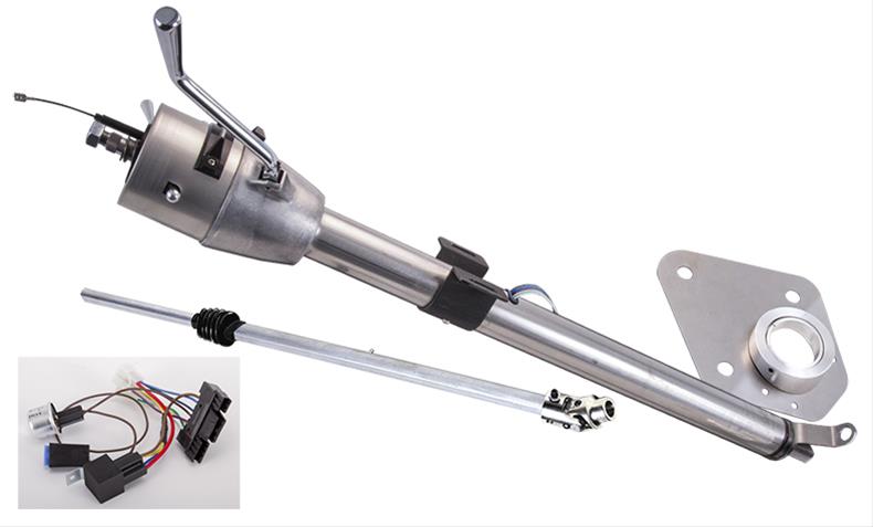 [FR30017KT] Columnshift: 1966-71 Bronco Kit Mill Finish