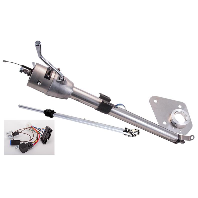 [FR30017KTF] Columnshift: 1966-71 Bronco Kit Ford SW Spline  Mill Finish