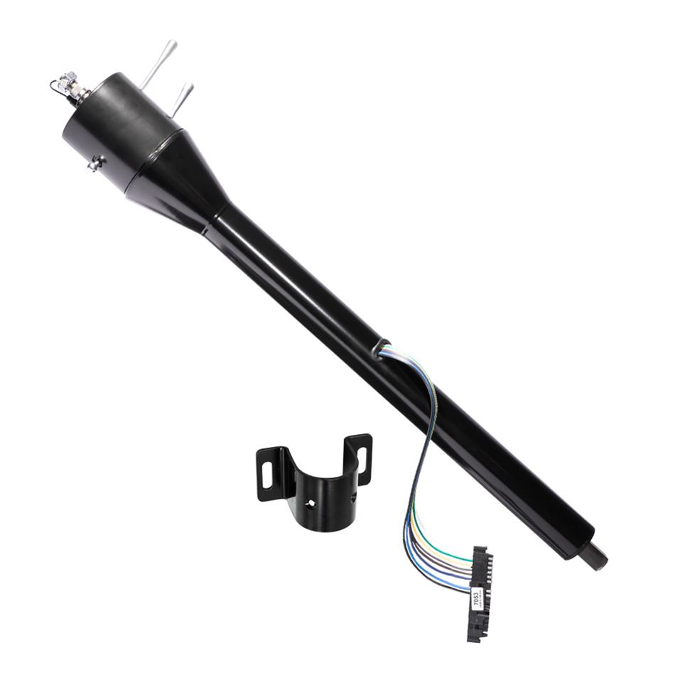 [FR30018FBK] Floorshift: 1966-71 Bronco Ford SW spline  Black Powdercoat Column only 