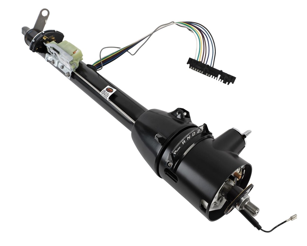 [FR30101.28BK] GM Key Column Shift Column: 1” DD, 28" length, Black Powdercoat