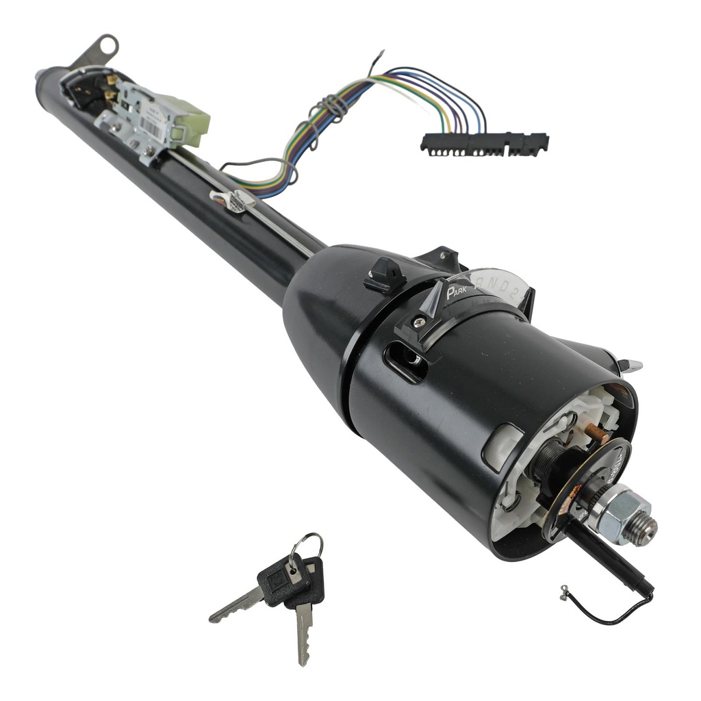 [FR30101.30BK] GM Key Column Shift Column: 1” DD, 30" length, Black Powdercoat