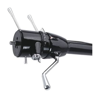 [FR30101BK] GM Key Column Shift Column: 1" DD, 33" length w/NSS, Black Powdercoat