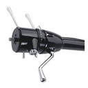 GM Key Column Shift Column: 1" DD, 33" length w/NSS, Black Powdercoat