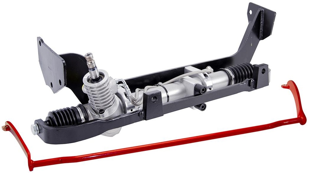 [FR330KTBK] Rack and Pinion Kit: Chevelle 64-67 Power R/P Cradle Kit BLK