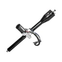 Tilt Column 65-66 Mustang Column with integrated Microsteer - Black Powder Coat Column